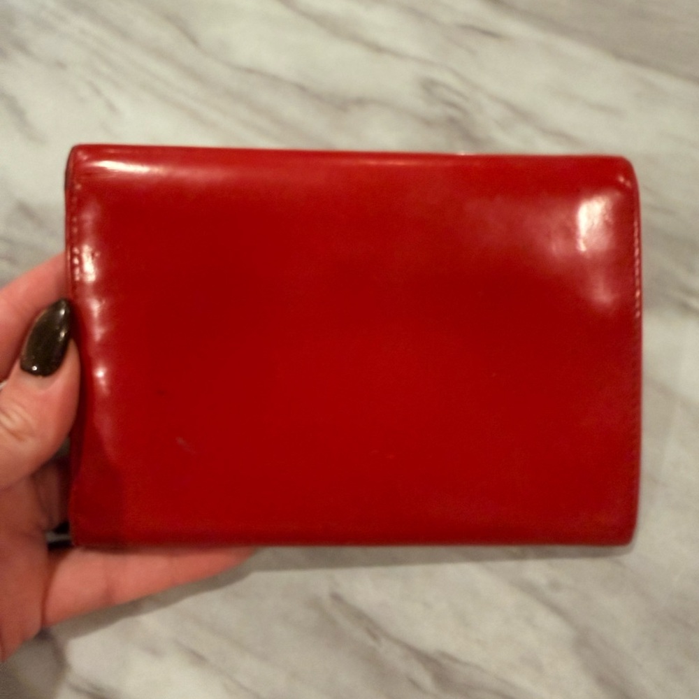 Prada Vibrant Red Leather wallet - Picture 6 of 13